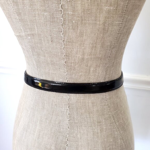 RARE Paloma Picasso XXX Gold Hardware Leather Vintage Belt 80s S fits: 26\